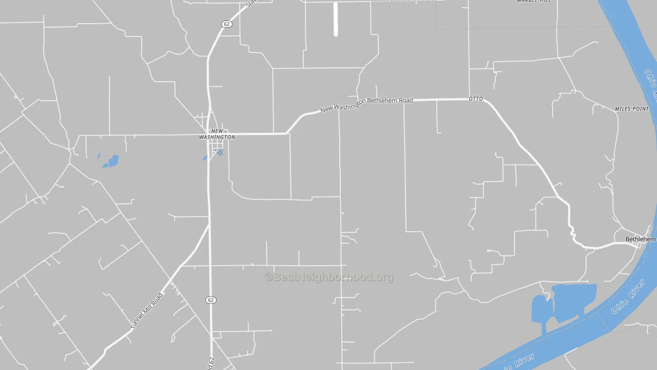 Transit Grade map of 47162, IN