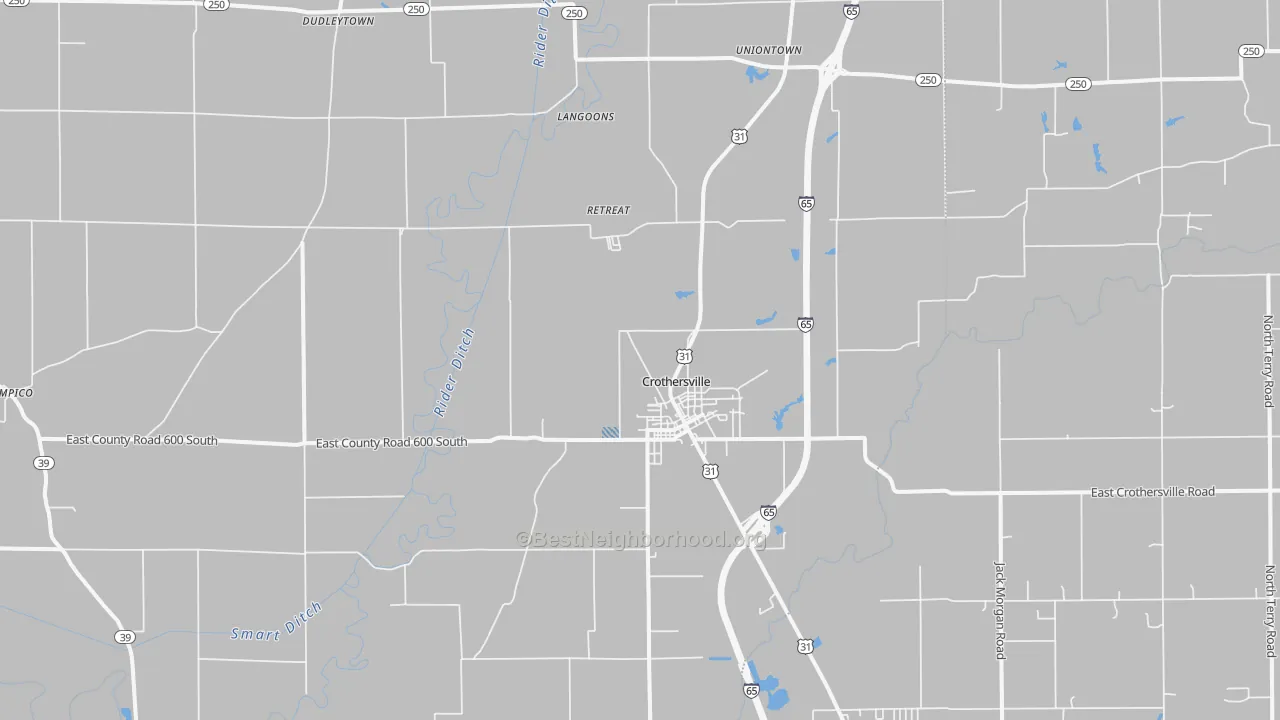 Transit Grade map of 47229, IN