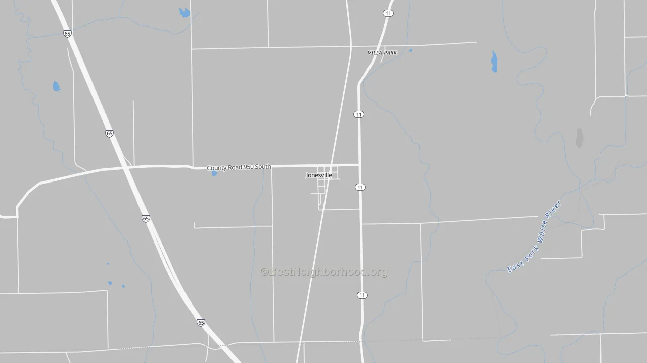 Transit Grade map of 47247, IN