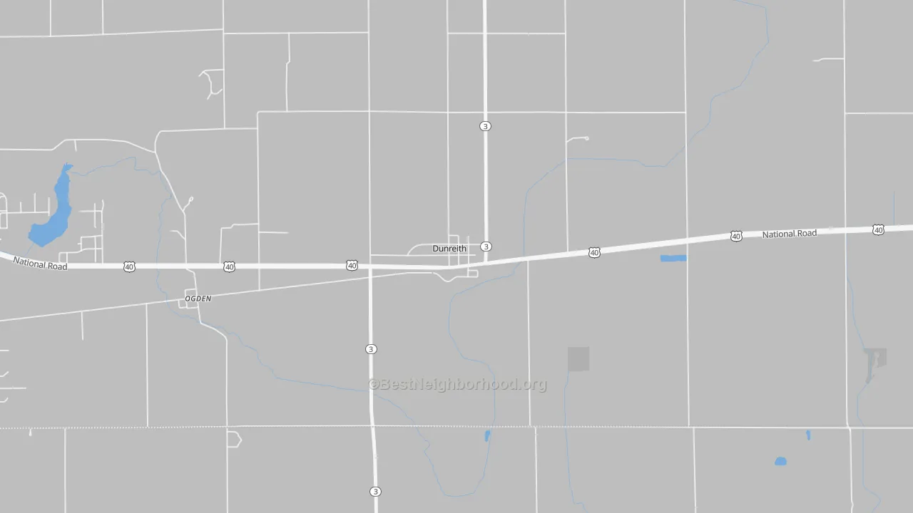 Transit Grade map of 47337, IN