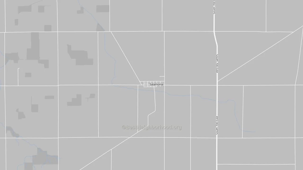 Transit Grade map of 47381, IN