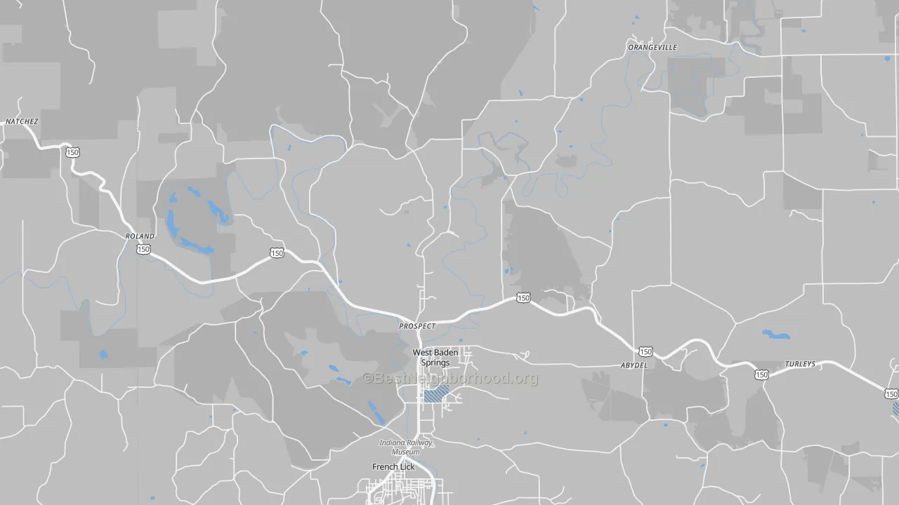 Transit Grade map of 47469, IN
