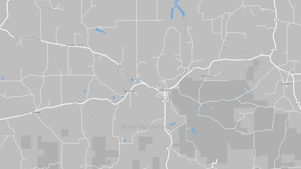 Transit Grade map of 47513, IN