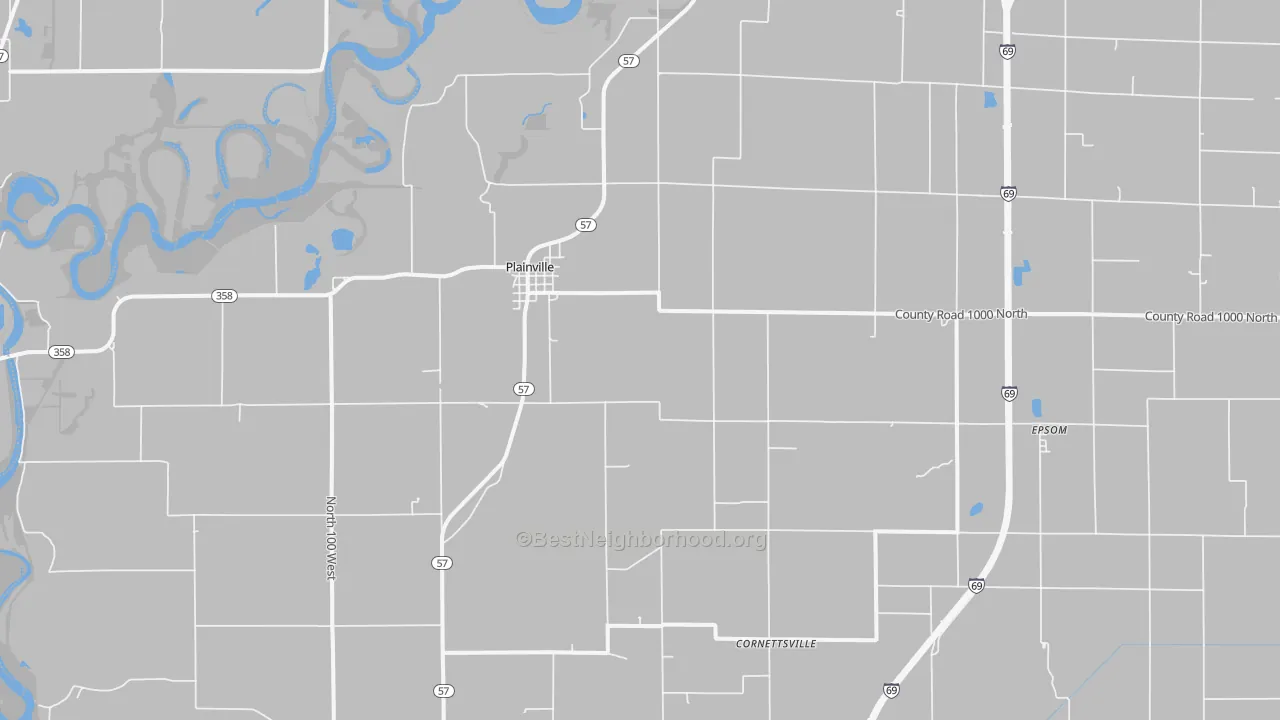 Transit Grade map of 47568, IN