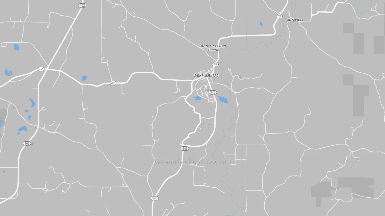 Transit Grade map of 47577, IN