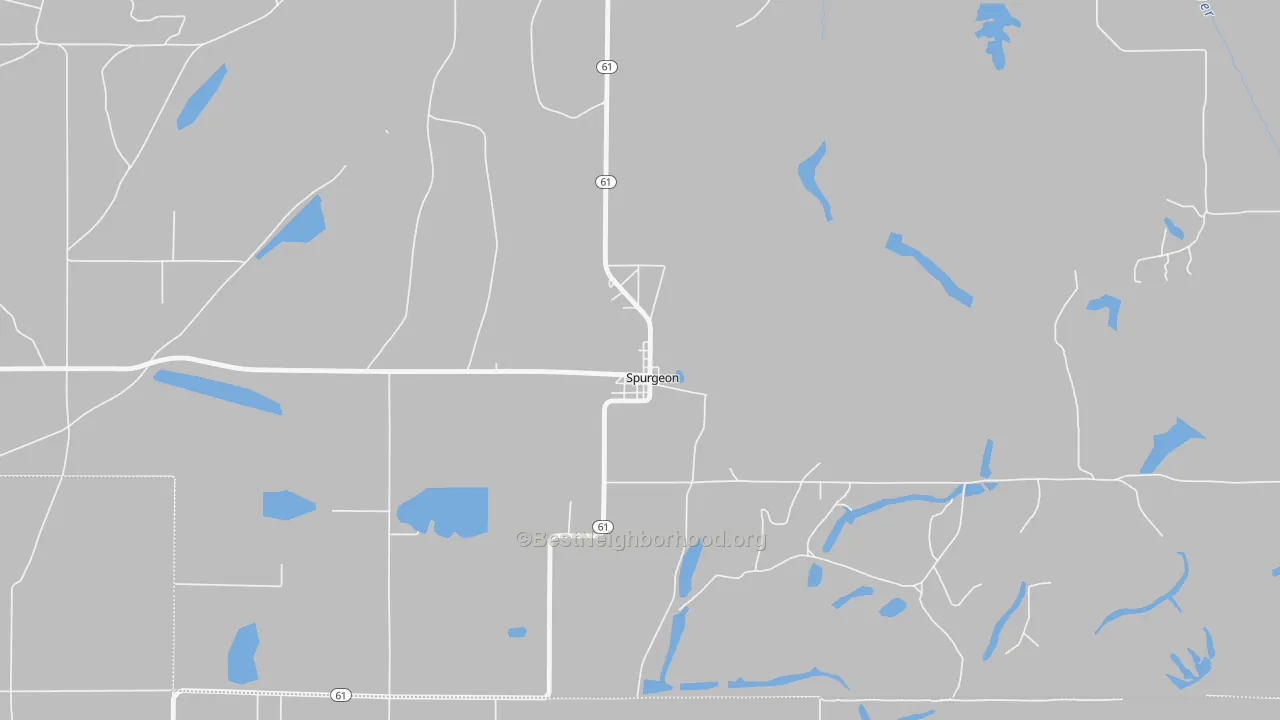 Transit Grade map of 47584, IN