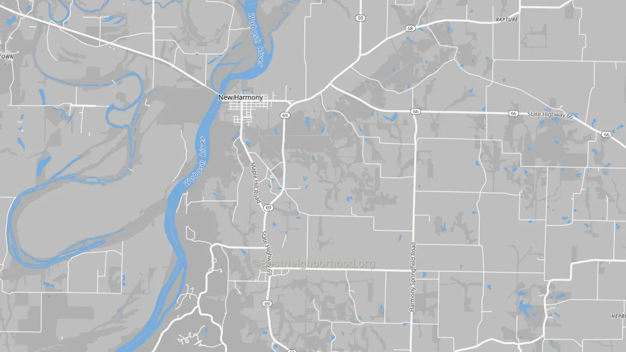Transit Grade map of 47631, IN