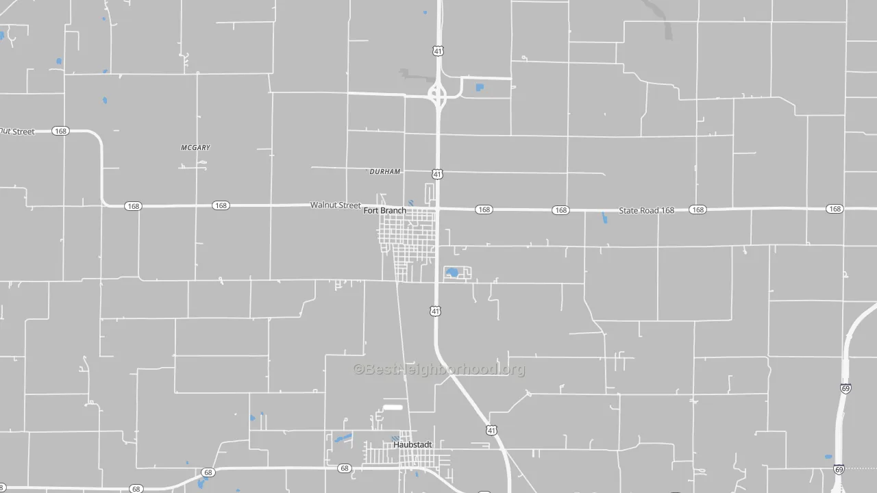 Transit Grade map of 47648, IN