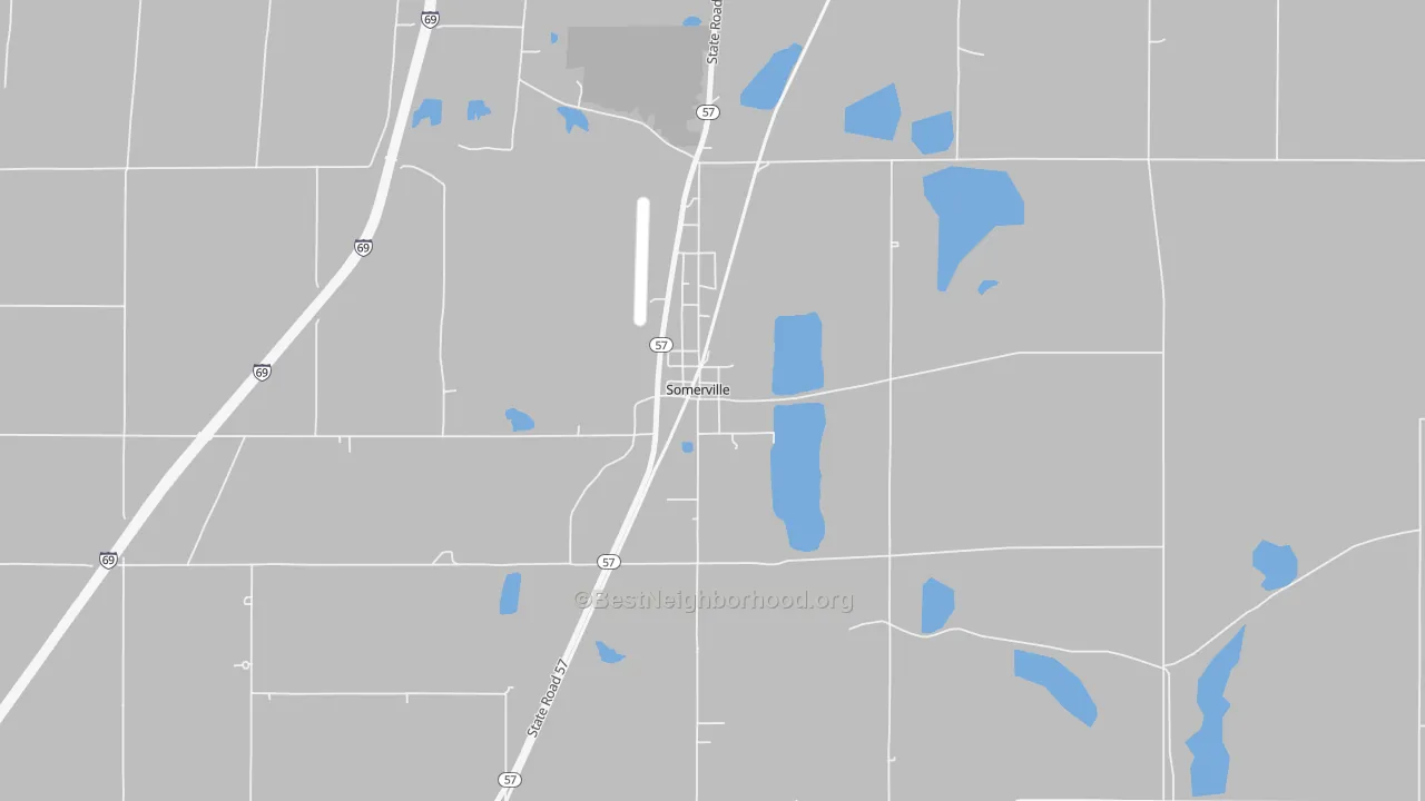 Transit Grade map of 47683, IN