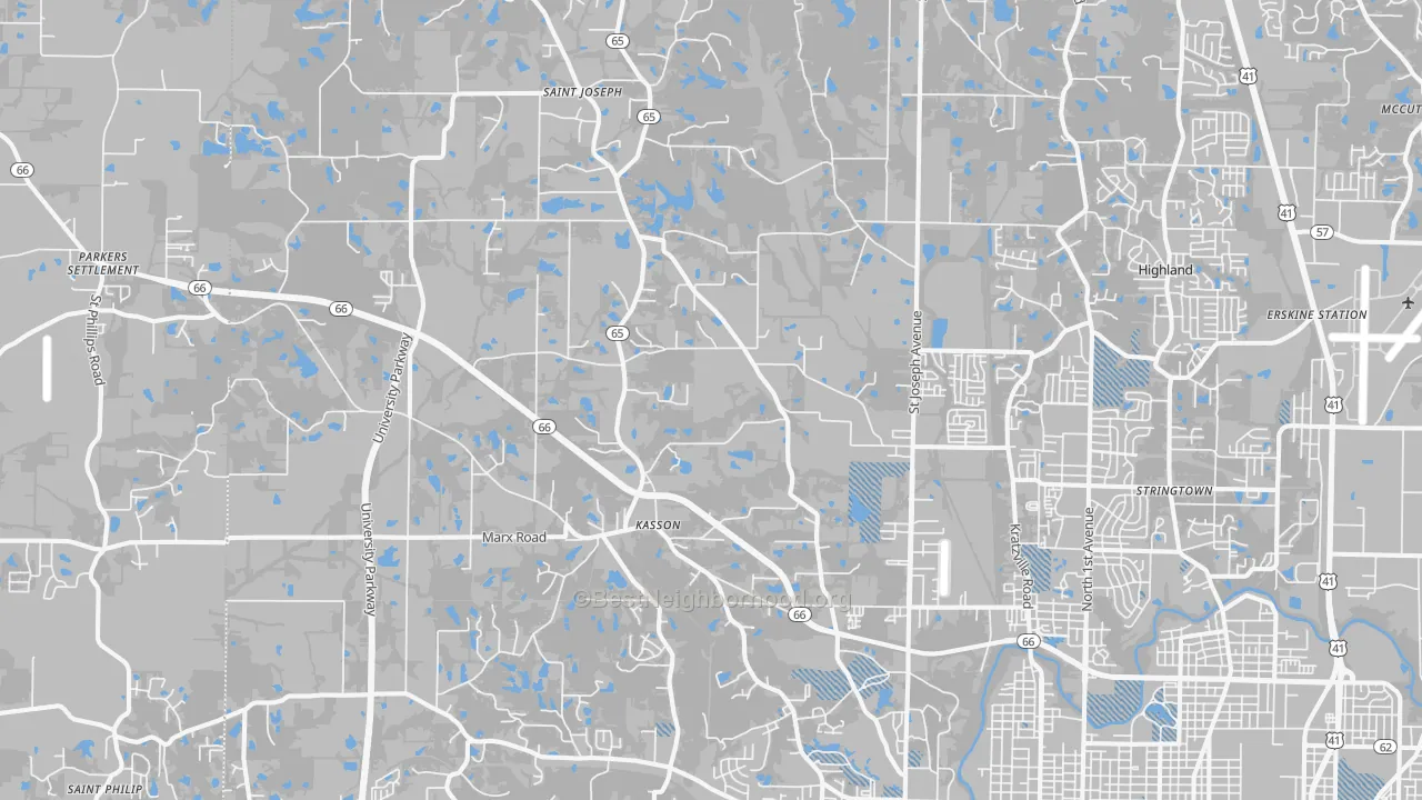 Transit Grade map of 47720, IN