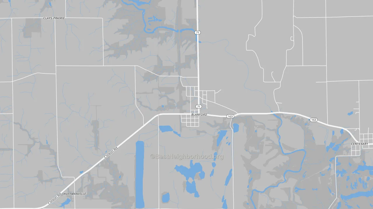 Transit Grade map of 47831, IN