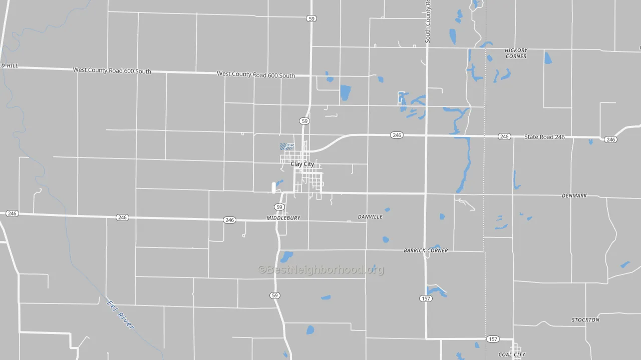 Transit Grade map of 47841, IN