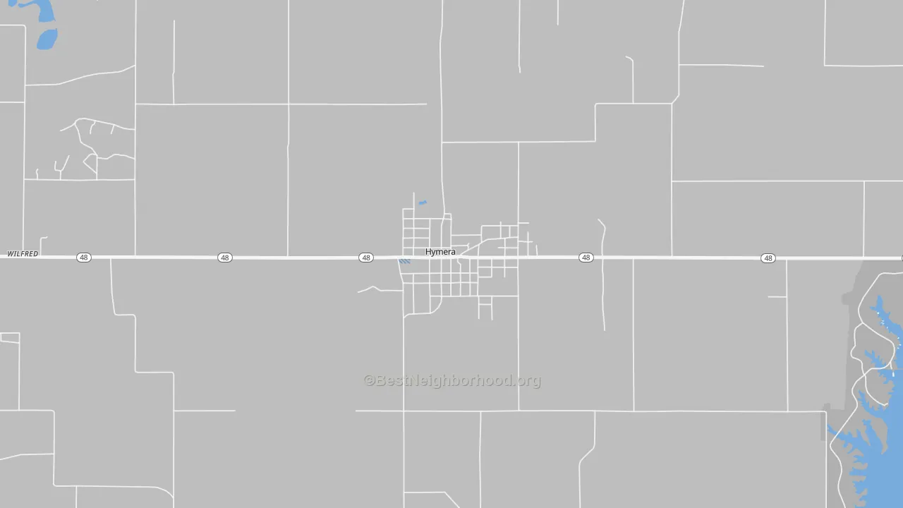 Transit Grade map of 47855, IN