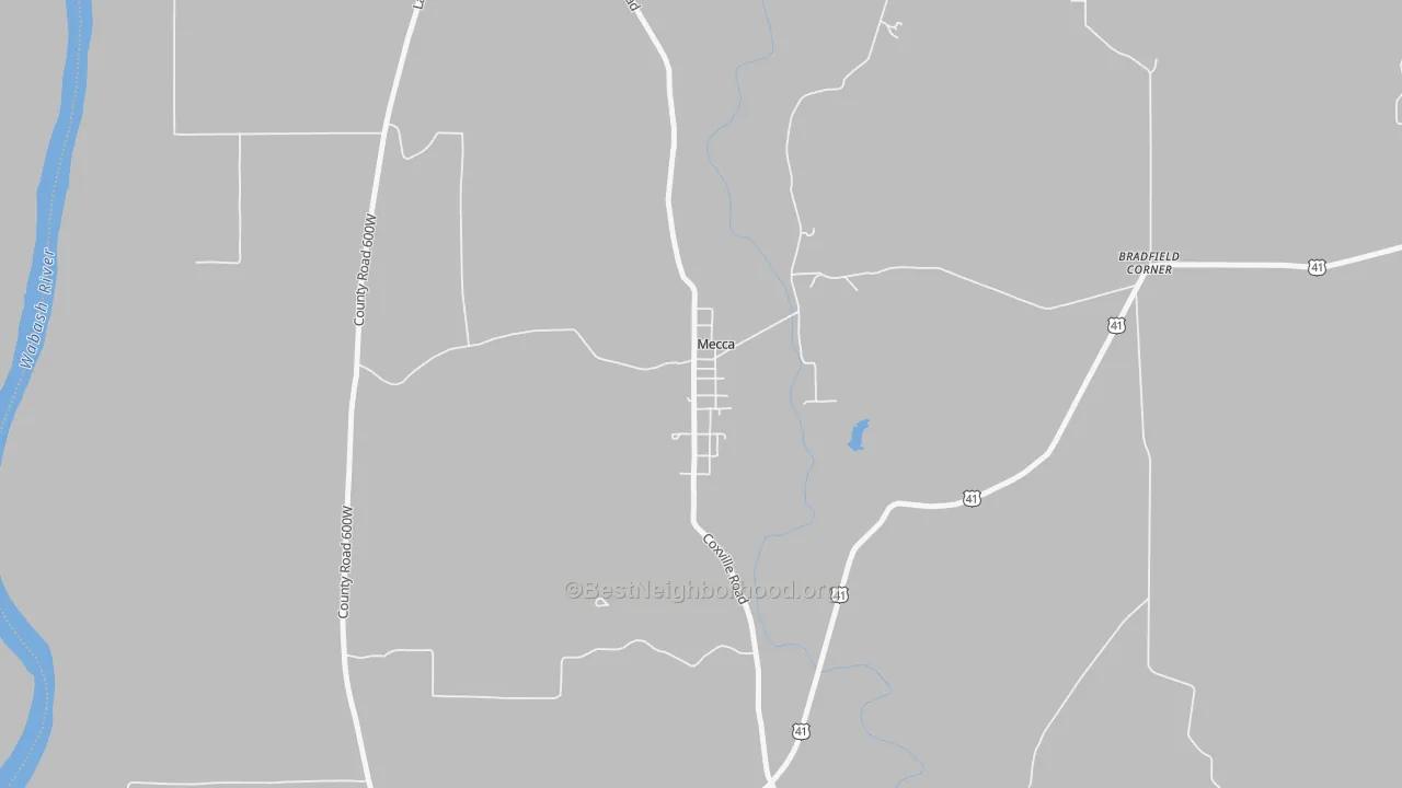 Transit Grade map of 47860, IN