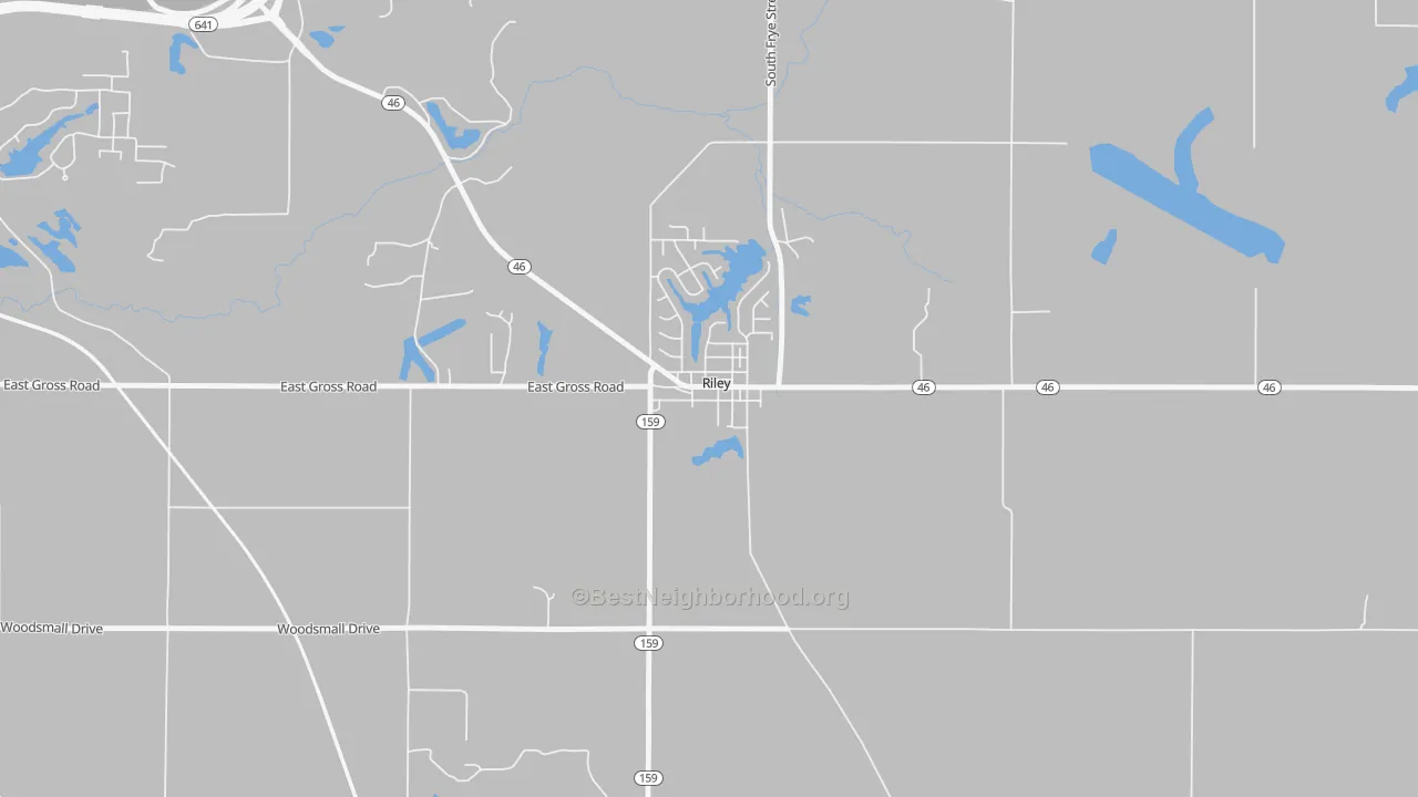 Transit Grade map of 47871, IN