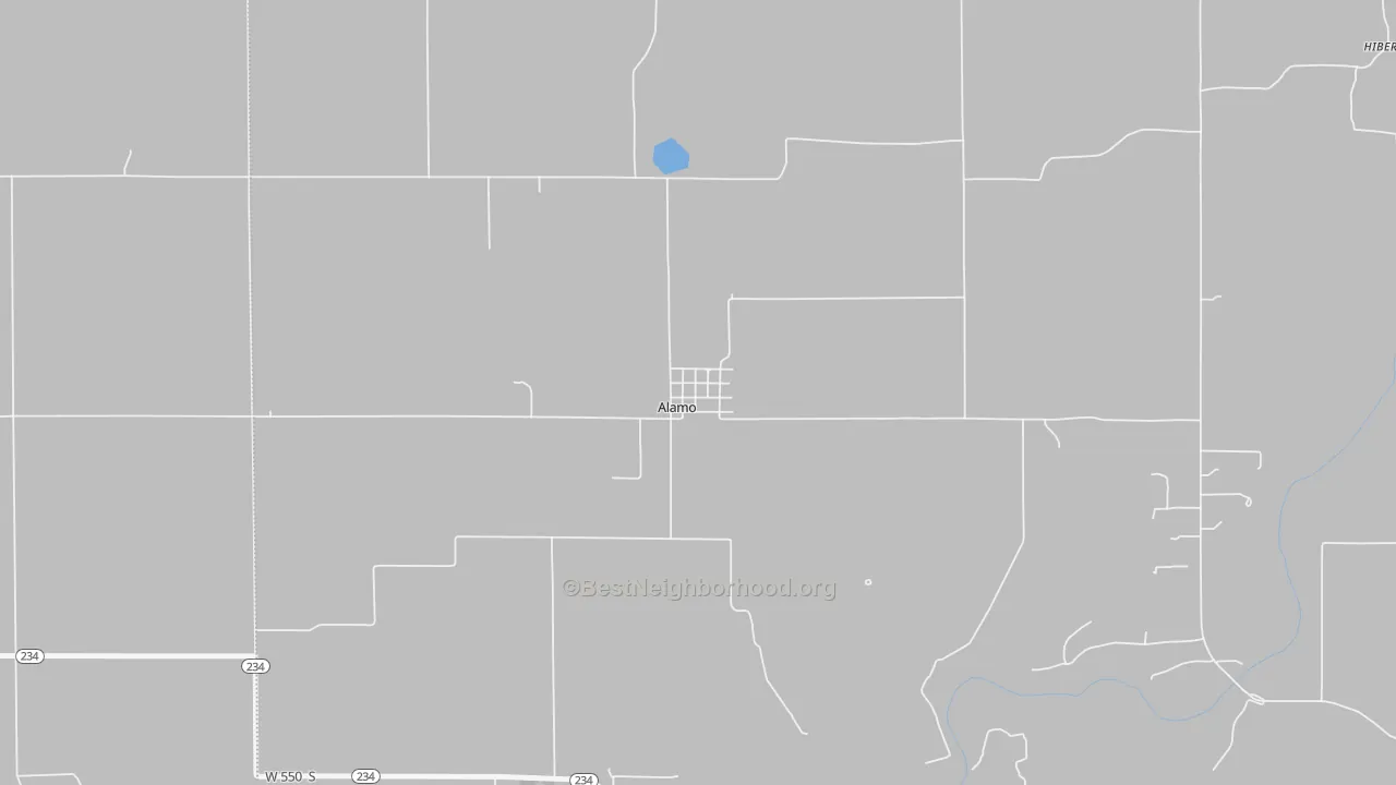 Transit Grade map of 47916, IN