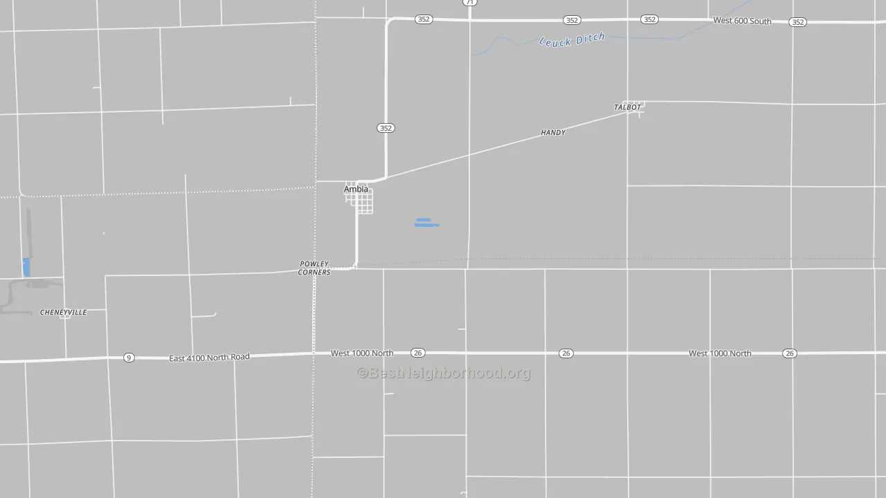 Transit Grade map of 47917, IN