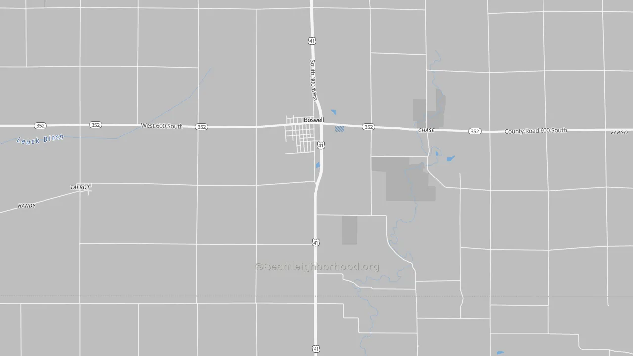 Transit Grade map of 47921, IN