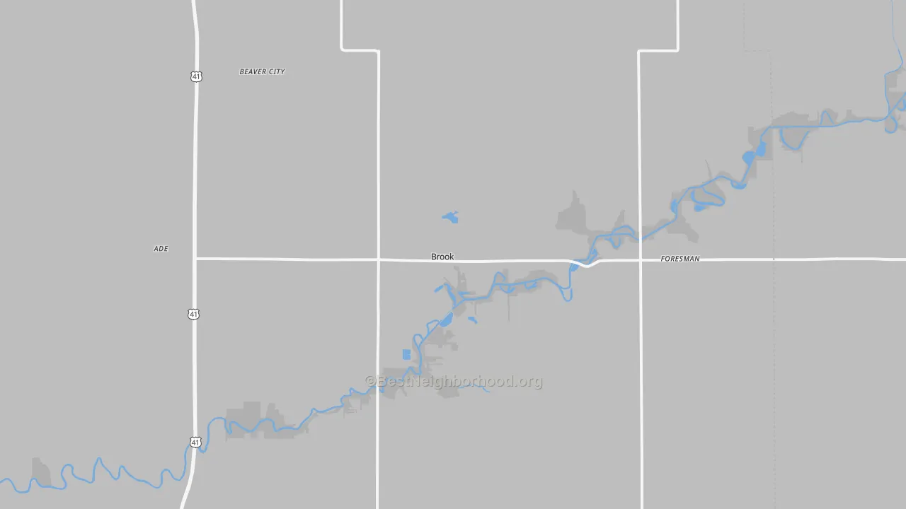 Transit Grade map of 47922, IN