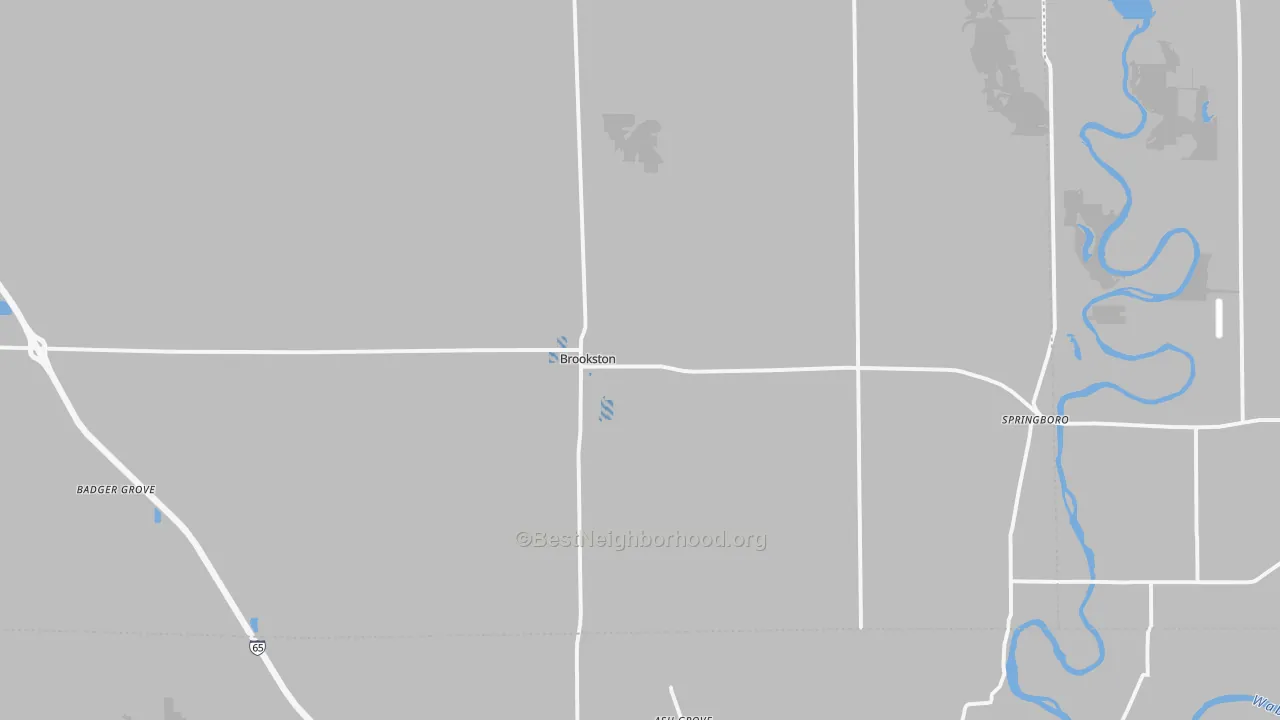 Transit Grade map of 47923, IN