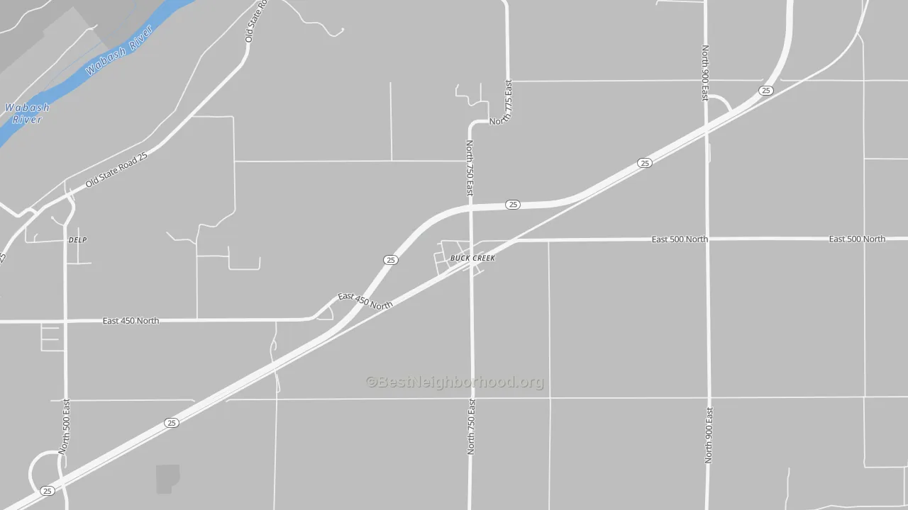 Transit Grade map of 47924, IN