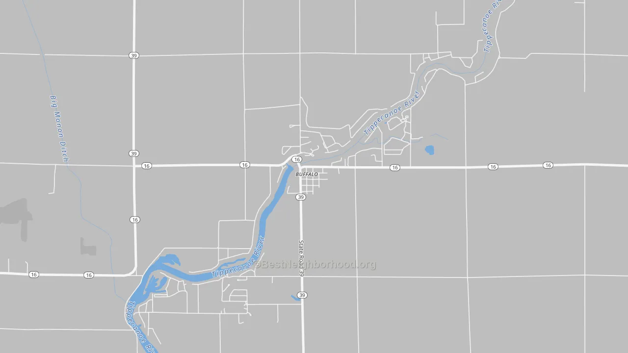 Transit Grade map of 47925, IN