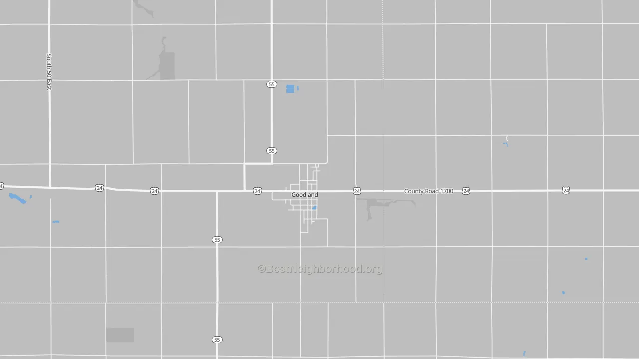 Transit Grade map of 47948, IN