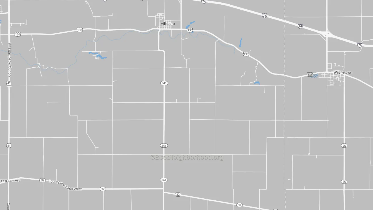 Transit Grade map of 47949, IN