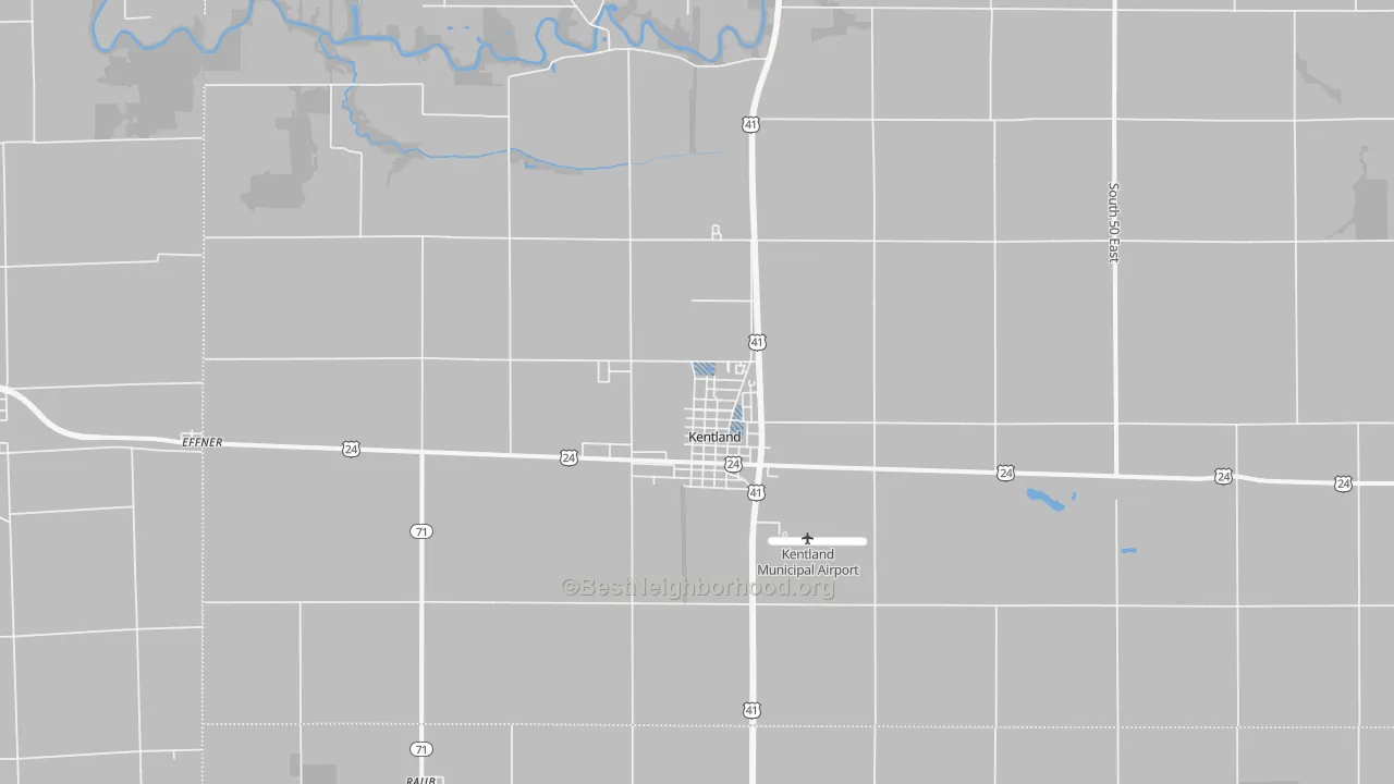 Transit Grade map of 47951, IN