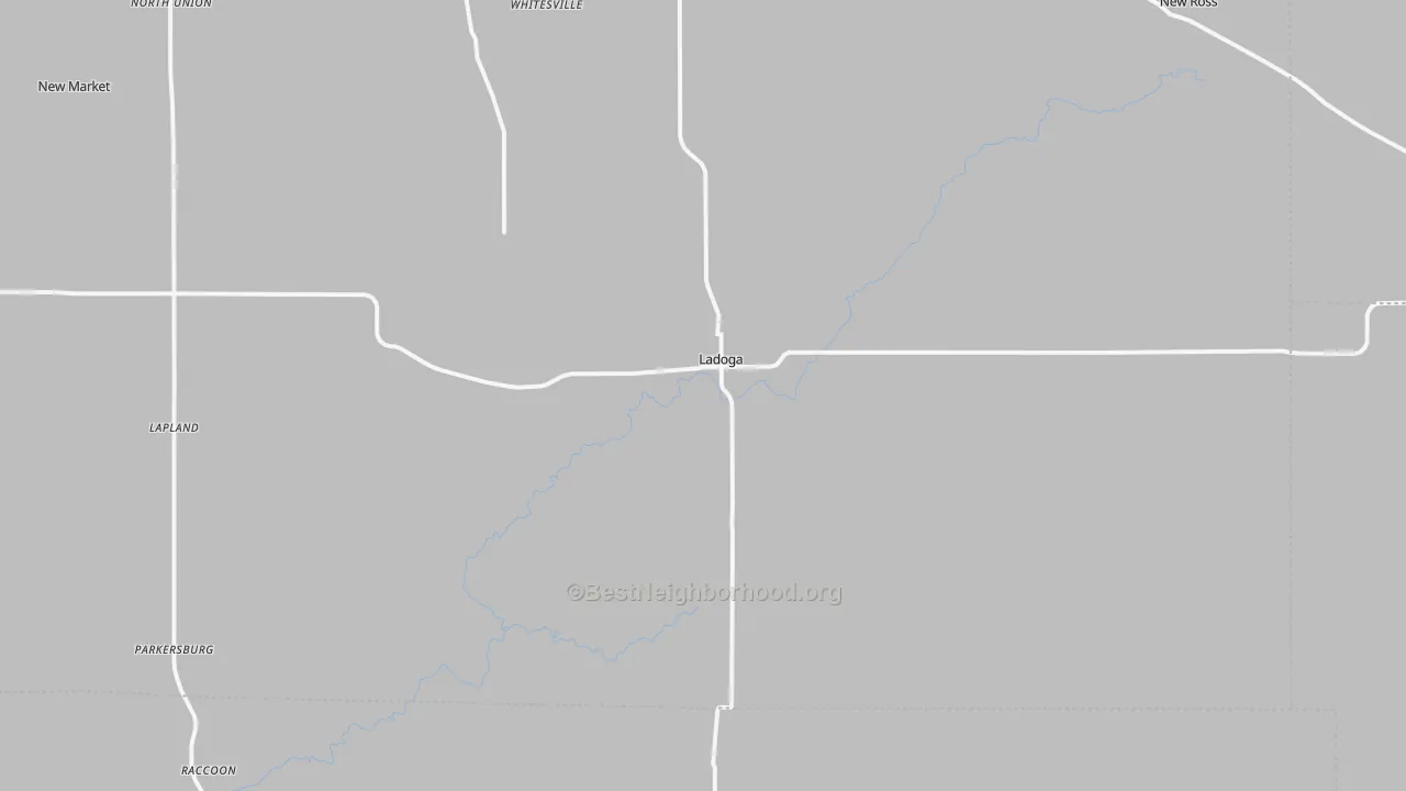 Transit Grade map of 47954, IN