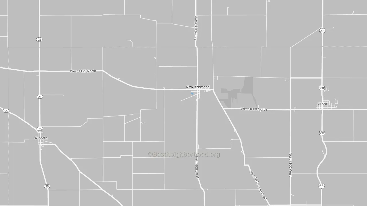 Transit Grade map of 47967, IN