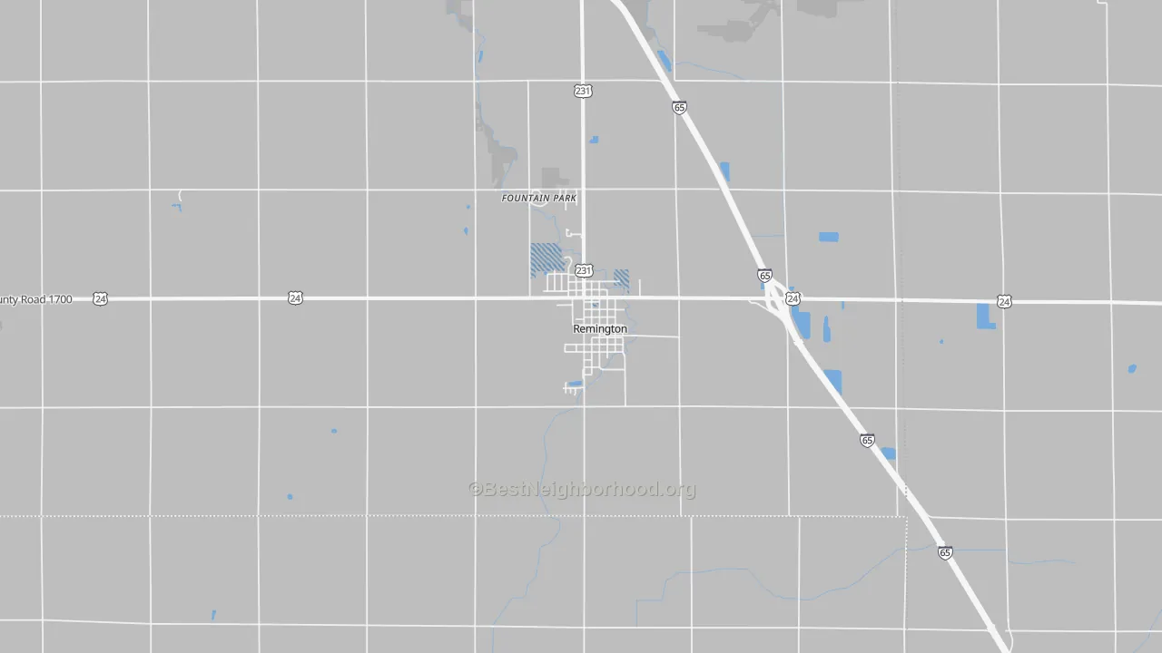 Transit Grade map of 47977, IN