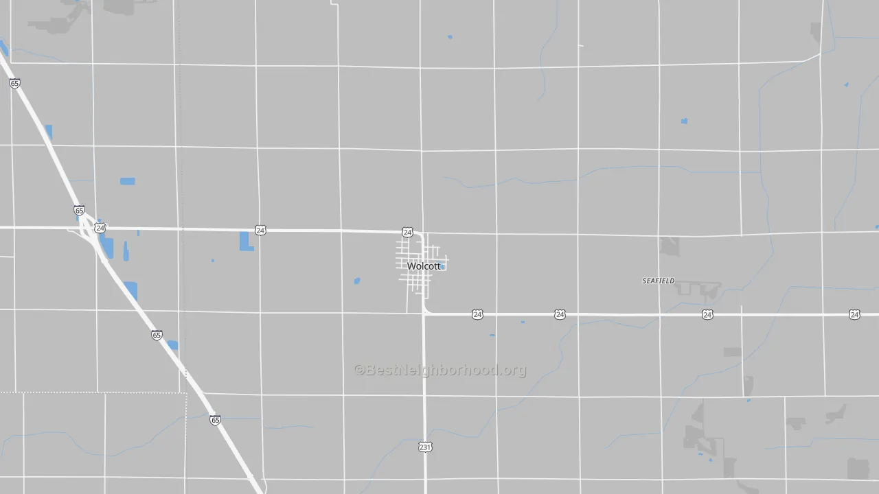Transit Grade map of 47995, IN