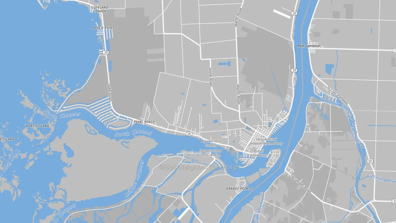 Transit Grade map of 48001, MI