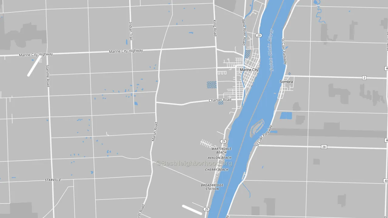 Transit Grade map of 48039, MI