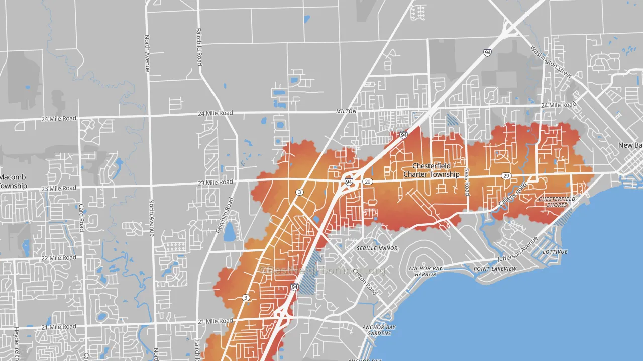 Transit Grade map of 48051, MI