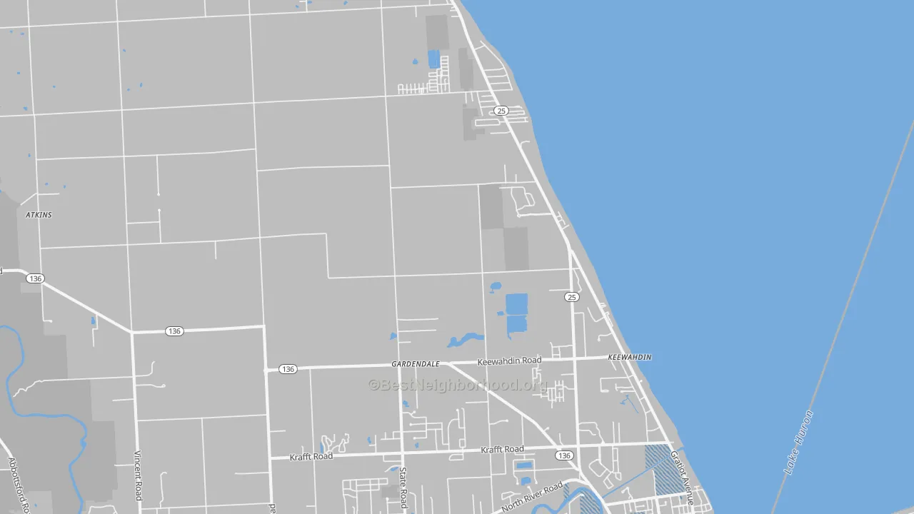 Transit Grade map of 48059, MI