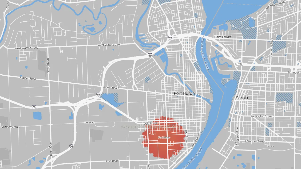 Transit Grade map of 48060, MI