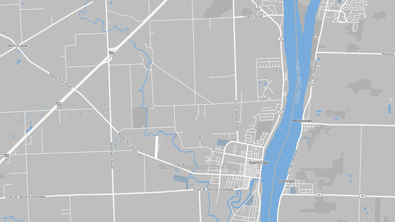 Transit Grade map of 48079, MI