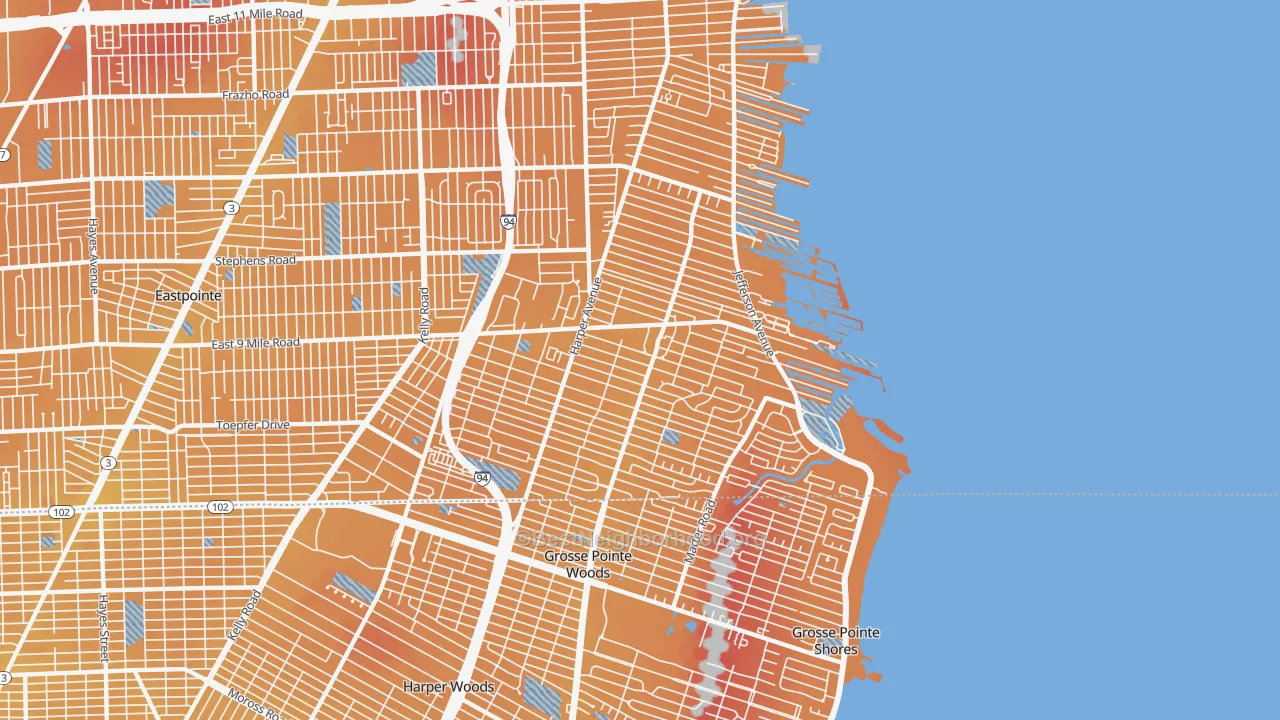 Transit Grade map of 48080, MI