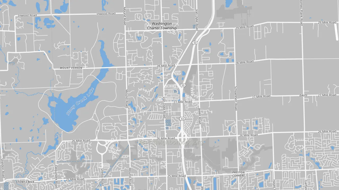 Transit Grade map of 48094, MI