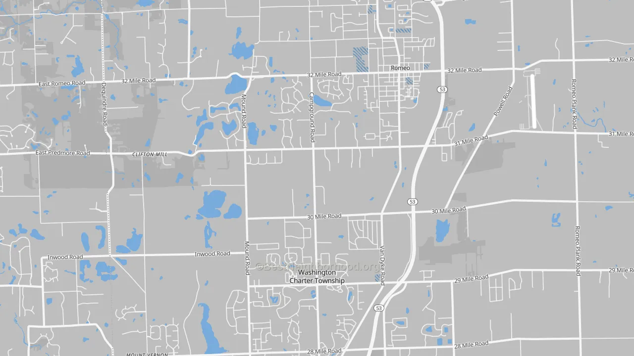 Transit Grade map of 48095, MI