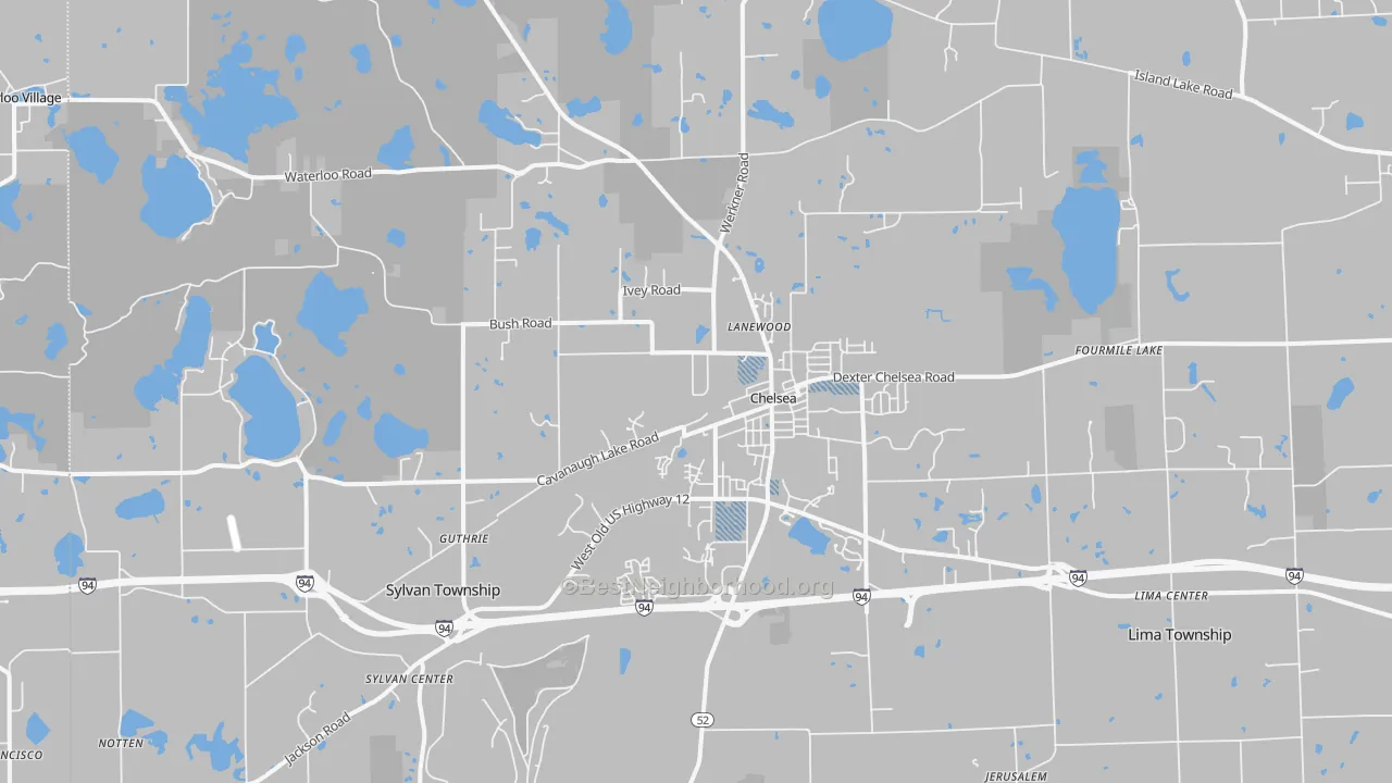 Transit Grade map of 48118, MI