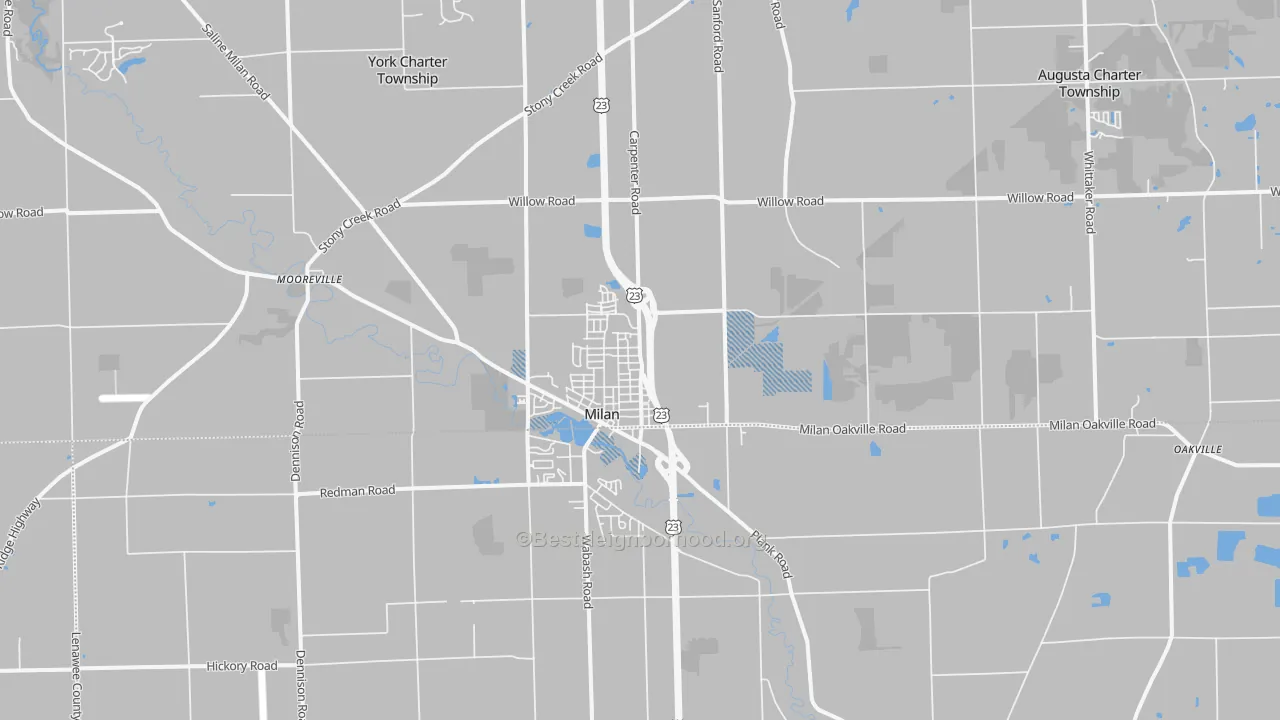 Transit Grade map of 48160, MI