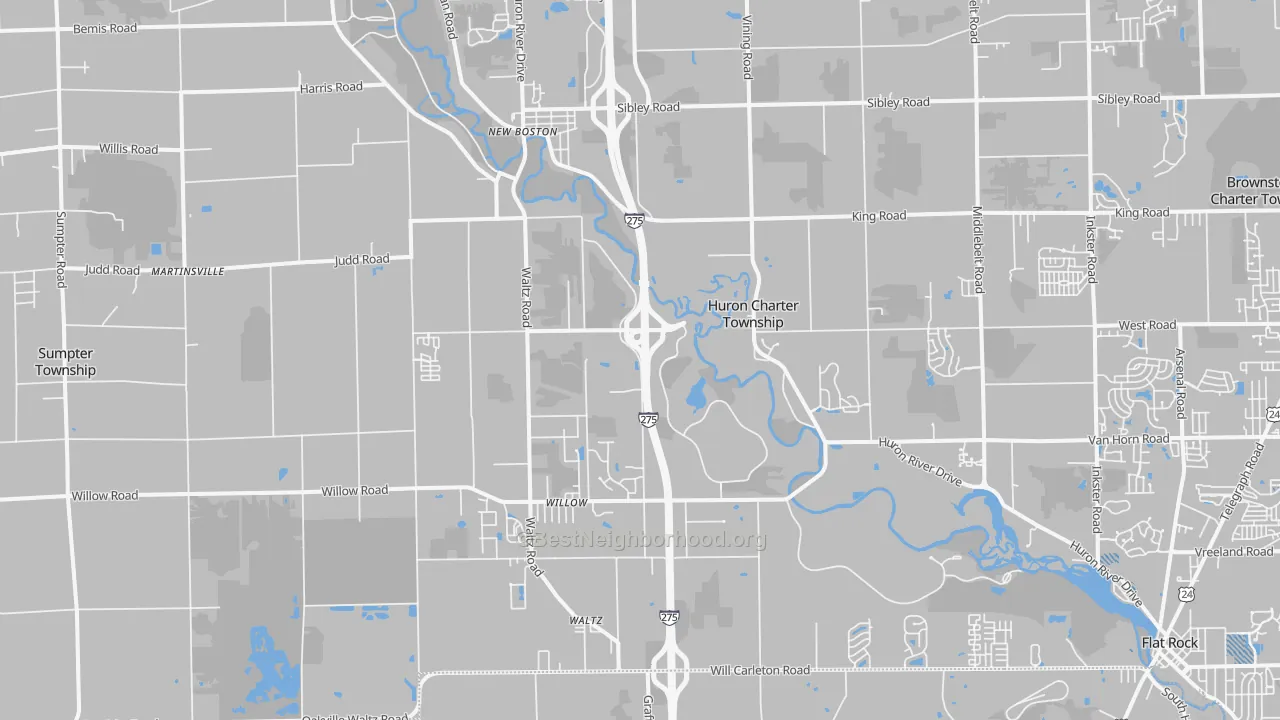 Transit Grade map of 48164, MI