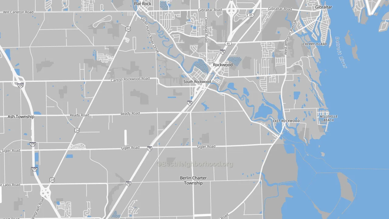 Transit Grade map of 48179, MI