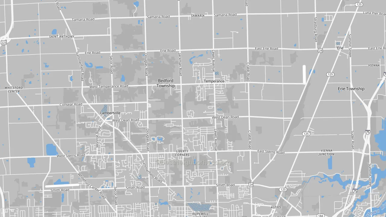 Transit Grade map of 48182, MI