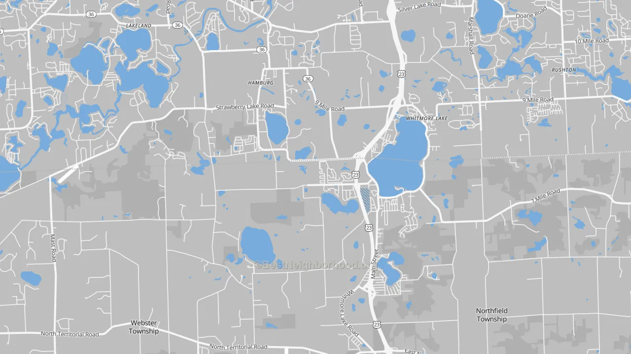 Transit Grade map of 48189, MI