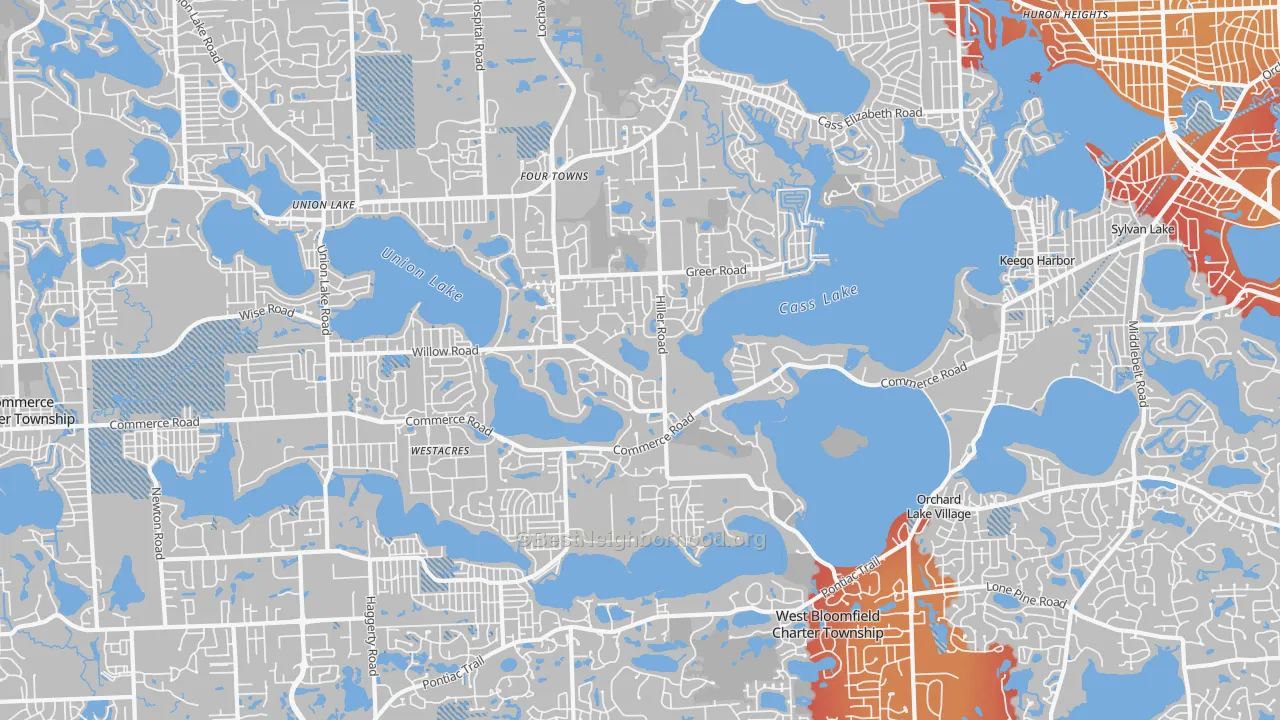 Transit Grade map of 48324, MI