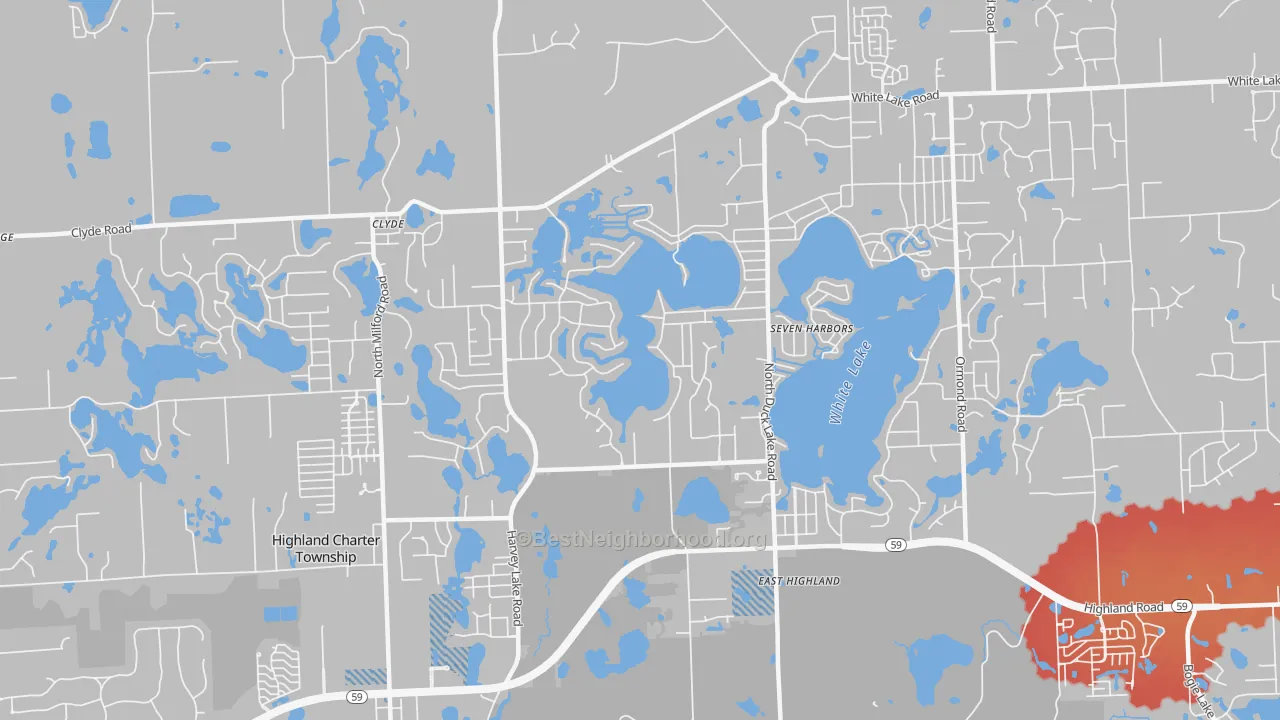 Transit Grade map of 48356, MI